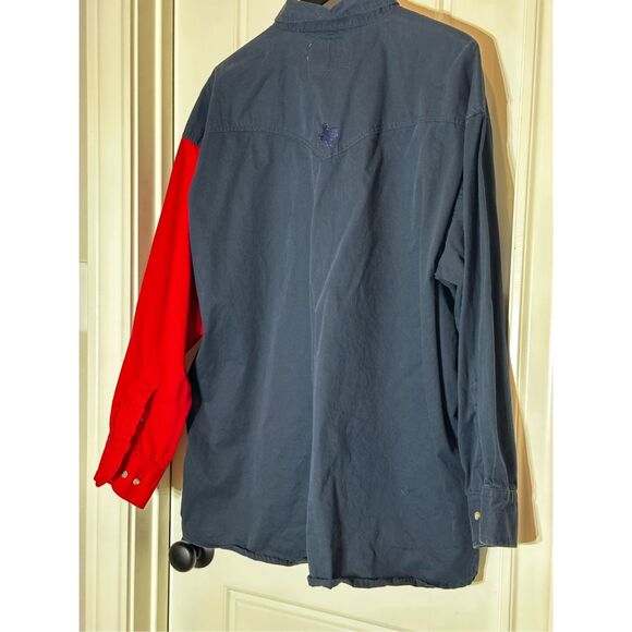 Rock Point size 2XL Texas flag long sleeve button down shirt - Picture 6 of 9